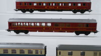 Lima H0 Konvolut Speisewagen Schlafwagen "Mitropa" Abteilwagen 2. Kl. Gepäckwagen DB u.a. (Abbrüche)