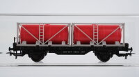 Klein Modellbahn H0 Konvolut Schneeschleuderwagen Containertragwagen Tankcontainer "Kleinbahn" SBB