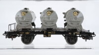 Märklin H0 Konvolut Selbstentladewagen "Erz IIId" Behältertragwagen "Von Haus zu Haus VTG" Klappdachwagen DB