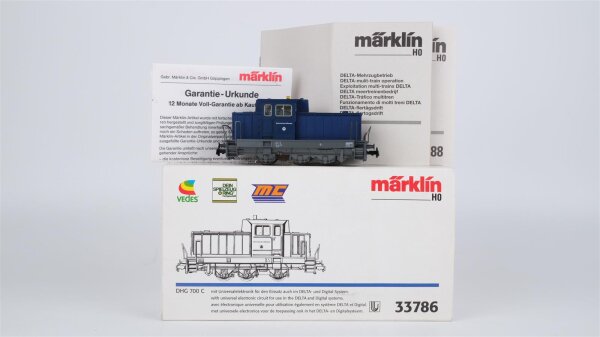 Märklin H0 33786 Diesellokomotive BR DHG 700 C THW Wechselstrom Delta Digita (vermutlich verharzt)