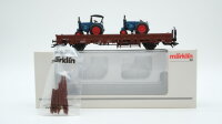 Märklin H0 46948 Rungenwagen mit Traktoren Rlmms 58...