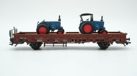 Märklin H0 46948 Rungenwagen mit Traktoren Rlmms 58 der DB