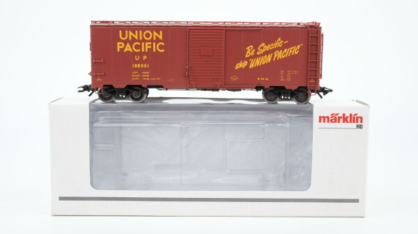 Märklin H0 45646-6 ged. Güterwagen Box Car Union Pacific USA U.P. 190232
