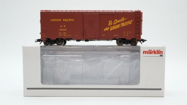 Märklin H0 45646-2 ged. Güterwagen Box Car Union Pacific U.P. 190323