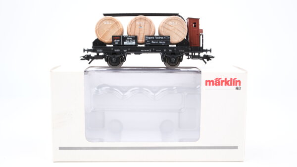 Märklin H0 46744 Weinfaßwagen mit Bremserhaus Wagen der DRG Jahreswagen 2003