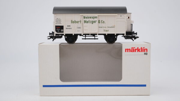 Märklin H0 48754 Gedeckter Güterwagen mit Bremserhaus  Gr 20 der KPEV Insider Jahreswagen 1999