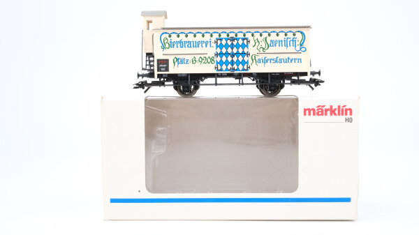 Märklin H0 48921 Bierwagen JAENISCH (Kühlwagen mit Bremserhaus)  G der K.Bay.Sts.B Insider Jahreswagen 1997