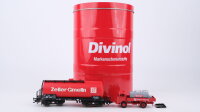 Märklin H0 48116 Museumswagen 2016 Kesselwagen + LKW "Zeller Gmelin Divinol" DB