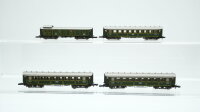 Märklin Z Konvolut Schnellzugwagen 3. Kl. Gepäckwagen K.Bay.Sts.B.