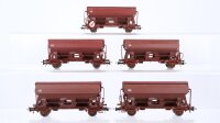 Roco H0 Konvolut Selbstentladewagen mit Schwenkdach DB...