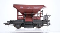 Roco H0 Konvolut Selbstentladewagen, Selbstenladewagen mit Schwenkdach "Quarzsand" Flachwagen DB/u.a.