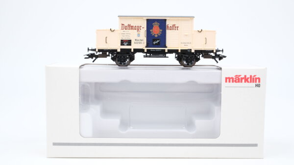 Märklin H0 46074 Gerätewagen Dallmayr Kaffee (Bahndienstwagen)  München der K.Bay.Sts.B. Insider Jahreswagen 2002