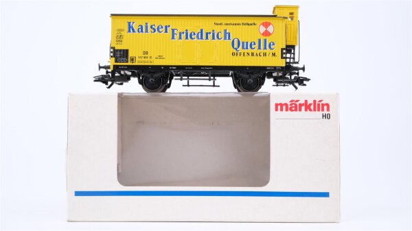 Märklin H0 4890 Kühlwagen mit Bremserhaus KAISER FRIED. QUELLE  Gk der DB