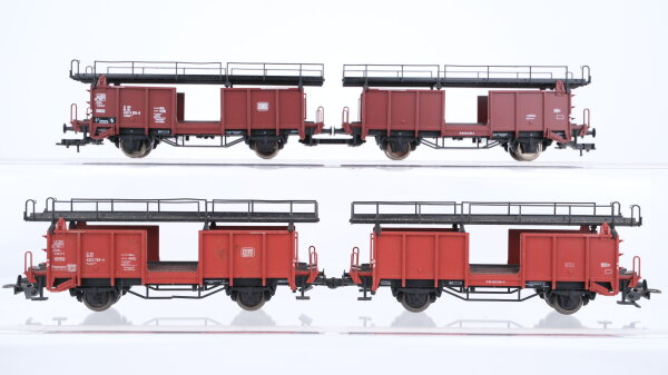 Fleischmann H0 Konvolut Autotransportwagen-Set ohne PKW DB (Abbruch)