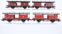 Fleischmann H0 Konvolut Autotransportwagen-Set ohne PKW DB (Abbruch)