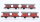 Fleischmann H0 Konvolut Autotransportwagen-Set ohne PKW DB (Abbruch)