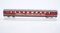 Märklin Z Konvolut Reisezugwagen 2. Kl mit Steuerwagen "Fußball-Weltmeister 1954" DB