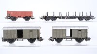 Märklin H0 Konvolut 311 Hochbordwagen 312/1 gedeckte Güterwagen Rungenwagen SBB-CFF/DB