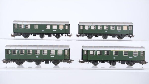 Märklin H0 Konvolut Umbauwagen 1./2.Kl., 2.Kl. Packwagen DB