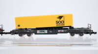 Märklin Z Konvolut Taschenwagen teilbeladen "JackyMaeder Readymix Deutsche Post" DB u.a.