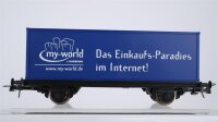 Roco H0 Konvolut Containertragewagen "Schöller Eis, my-world" gedeckter Güterwagen "Bad Reichenhaller" DB