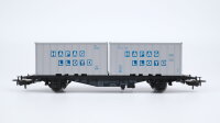 Märklin H0 4659 Behälter-Tragwagen (Containerwagen, Hapag Lloyd)  Typ Berlin  Lgjs 598 der DB