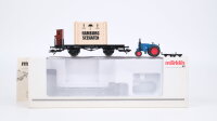 Märklin H0 46843 Flachwagen mit Überseekiste...