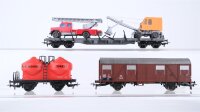 Klein Modellbahn H0 Konvolut gedeckter Güterwagen...