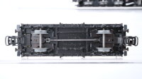 Märklin H0 Konvolut Silowagen "Braunkohlenstaub" Containertragewagen "Hapag Lloyd" Autotransportwagen mit PKW Schwertransportwagen mit Trafo "AEG" DB