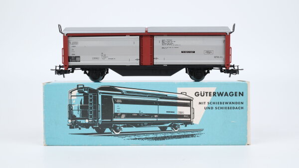 Märklin H0 4633 Güterwagen mit Schiebewänden und Schiebedach DB