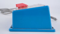 Märklin 6631 Transformator 30VA hellblau, mit Abnutzungsspuren + Kratzern (älteres Modell)