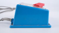 Märklin 6631 Transformator 30VA hellblau, mit Abnutzungsspuren + Kratzern (älteres Modell)