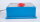 Märklin 6631 Transformator 30VA hellblau, mit Abnutzungsspuren + Kratzern (älteres Modell)