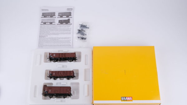 Brawa H0 45977 Güterwagen,3er-Set DB