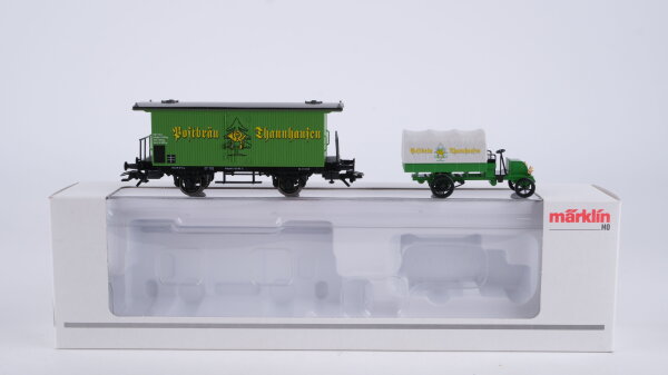 Märklin H0 94142 Bierwagen Postbräu Thannhausen (Kühlwagen)  G der K.Bay.Sts.B.