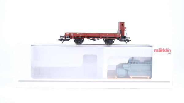 Märklin H0 46075 Niederbordwagen mit Lokomotiv-Dieselmotor  X 05 der DB