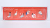 Preiser H0 10298 Sitzende Reisende für Zugabteil