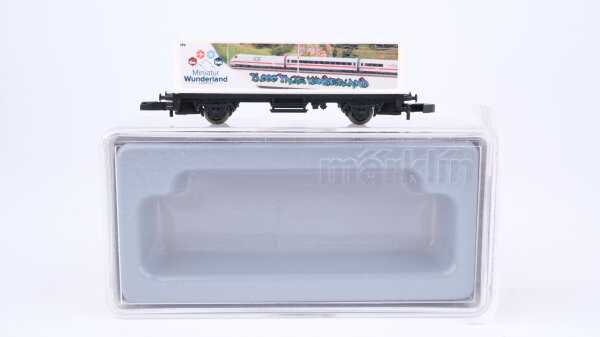 Märklin Z 98125 Güterwagen Behälter-Tragwagen
