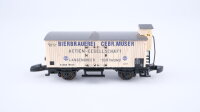 Märklin Z 80714 Güterwagen (Bierbrauerei Gebr. Müser) Gk der DB