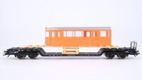 Rivarossi H0 HR6042 Tiefladewagen mit Strassenbahn Aufbau