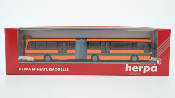 Herpa H0 141598 Setra Gelenkbus RVO orange, grün