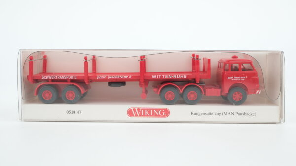Wiking H0 051847 Rungensattelzug (MAN Pausbacke) "Witten-Ruhr"