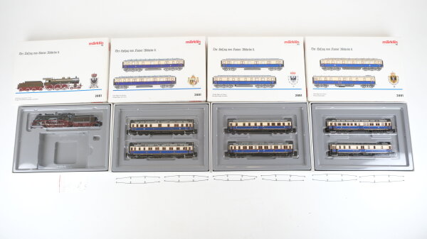 Märklin H0 2881 Der Hofzug von Kaiser Wilhelm II. KPEV Wechselstrom (Licht Defekt)