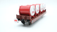 Fleischmann H0 5229 Behältertragwagen ohne Kupplung