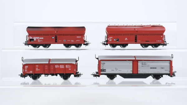 Märklin H0 Konvolut Selbstentladewagen Seitenwandschiebewagen Klappdeckelwagen DB (Abbruch)