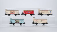 Märklin H0 Konvolut Würtemberger Flachdachwagen...