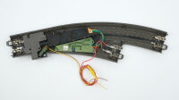 Märklin H0 24671 Bogen-Weiche links R1 = 360 mm 30° (mit Antrieb und Weichendecoder) (Farbreste)
