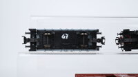 Märklin H0 Konvolut Flachdachwagen mit Bremserhaus Flachdachwagen "SOMSO" Kesselwagen "Brauerei Stadtkeller" Hochbordwagen mit Bremserhaus "Egidius Dorst" DR
