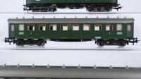 Märklin H0 Konvolut Personenwagen 3.Kl. "17944" Packwagen "107766" beleuchtet DR