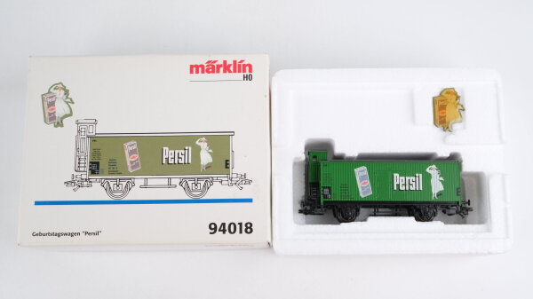 Märklin H0 94018 Kühlwagen mit Bremserhaus (Persil)  G 10 der DRG